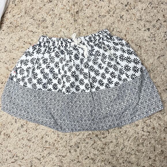 J. Crew Crewcuts Girls Skirt Size 6/7 White Drawstring Spring Vacation Girlcore - Picture 1 of 4